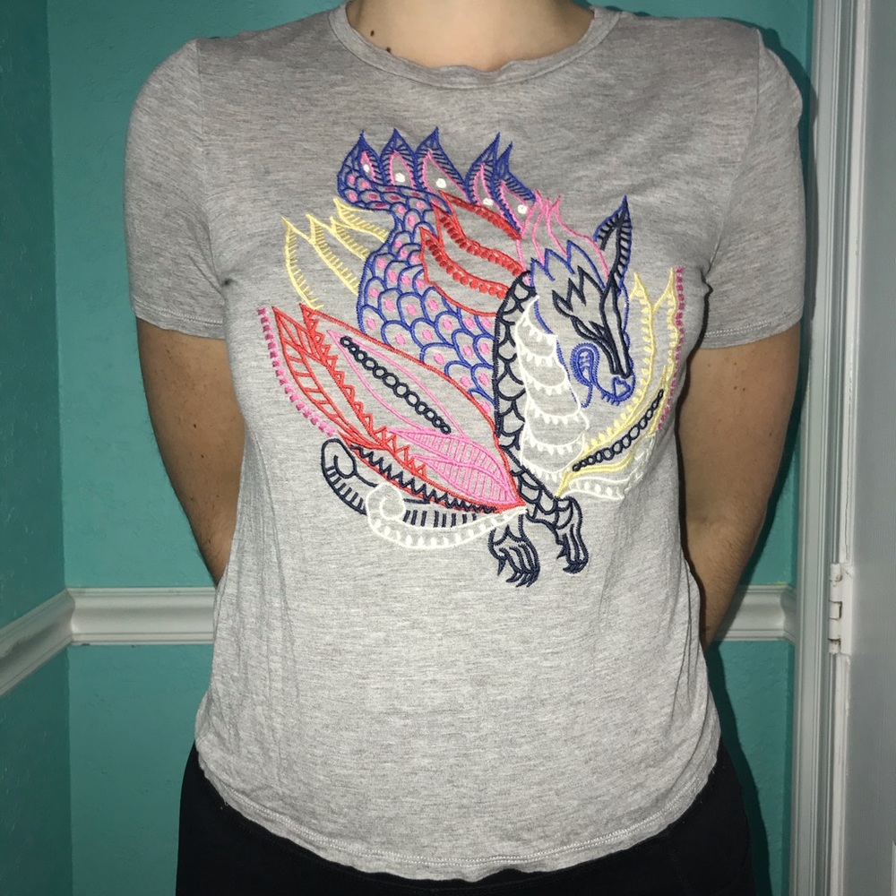 H&M cotton graphic tee